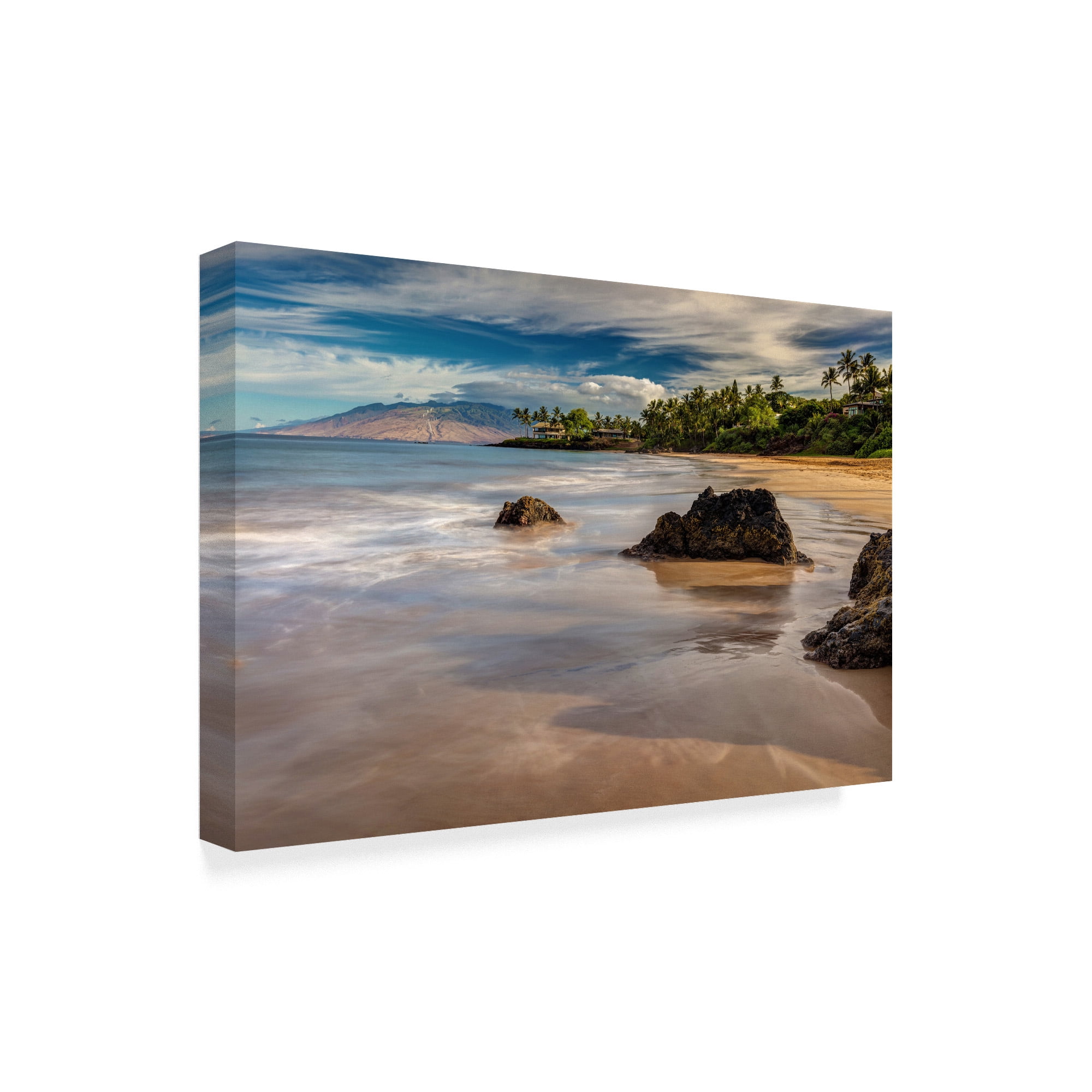 Trademark Fine Art 'Secret Beach Maui' Canvas Art by Pierre Leclerc