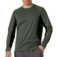 thumbnail image 4 of Chandail en Molleton à Manches Longues Sans Capuche pour Hommes pour Extérieur Automne Hiver Confortable Coupe Ample Décontractée, 4 of 5