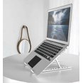 thumbnail image 5 of Laptop Stand, 8-Level Adjustable Laptop Stand,Silicone and Aluminum Alloy Laptop Stand, with MacBook Air Pro, HP, 11-15.6 inch, 5 of 5