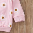 thumbnail image 6 of TOWED22 Toddler Infant Girls Fall Winter Clothing Outfits Cute Print 2 Piece Long Sleeve Graphic Tee and Elastic Waist Pants Clothes(Pink,6-12 M), 6 of 9