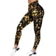 thumbnail image 3 of MKLEKYY Leggings para mujer Pantalones de yoga largos con estampado brillante y estampado Mardi para mujer, 3 of 4