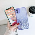thumbnail image 6 of Glitter Sequin Gradient Case for iPhone 11 Pro Max 6.5 inch, Bling Glitter Design Transparent Shockproof Clear Pattern Silicone Gel Back Cover Protective Case - Purple, 6 of 14