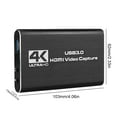 thumbnail image 5 of 4K HDMI Video Capture Card, USB3.0 1080P 60FPS Video Recorder, Game Capture Card for Streaming and Broadcasting, Works with Switch, Xbox Series X/S, Xbox One X/S, PS4, PS5, OBS, Camera, PC, 5 of 9