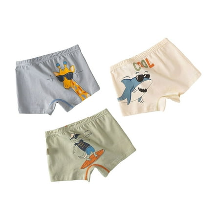 

3-11 Years Toddler Boys Underwear Little Boys Comfort Comfortsoft Boxer Briefs Packs of 3