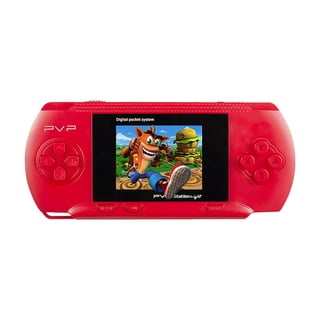 Merkury Innovations Arcade Fun Portable Gaming Console - Classic Retro  Handheld with 200 Arcade Games, Red, Any Age
