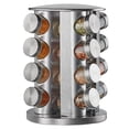 thumbnail image 1 of Rack Organizador 360 Especiero ColorHome 16 Frascos Acero Inoxidable Gris, 1 of 7