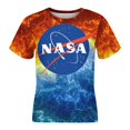 thumbnail image 4 of NASA T-Shirts for Boys Girls, Kids 3D Print Short Sleeve, Unisex Crew Neck Tee Shirts for Youth, 4 of 9