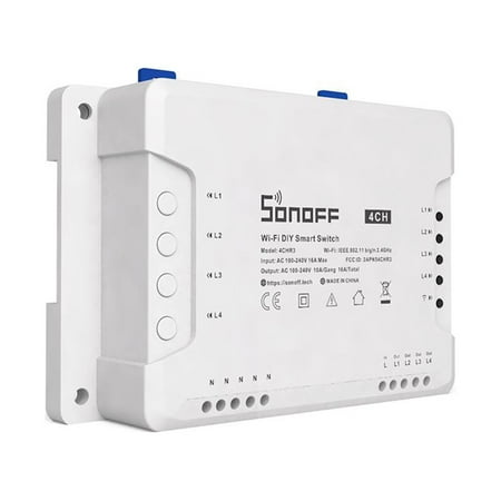 

Smart Home Hub V3 Smart Home Devices 2022 Brilliant Smart Home Control Panel Smart Home Devices Garage Door Opener Smart Home Gadgets for Bedroom 4CH 4 Way Smart 433MHZ