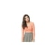 thumbnail image 1 of Aeropostale blusa corta con espalda transparente para mujer, naranja, extragrande, 1 of 3