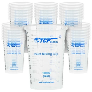 Custom Shop/TCP Global - Pack of 12 - Mix Cups - Quart size - 32 ounce  Volume Paint and Epoxy Mixing Cups Mixing Ratios