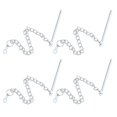 thumbnail image 3 of 4pcs Durable Patio Umbrella Pin Chain Stabilizer Straps for Garden Parasol Fixing, Outdoor Use, Noise Reducing, Compatible with Various Models, 3 of 4