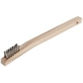 thumbnail image 1 of Cepillo para rayar alambre Forney, acero inoxidable, mango de madera, 20 cm, 1 of 4
