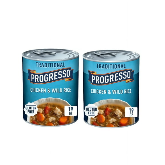 Progresso Gluten Free Traditional Chicken & Wild Rice Soup - 19oz pack of 2