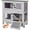 Grey (36"L x 17.7"W x 36.4"H), variant on Aivituvin Rabbit Hutch Indoor and Outdoor, Wooden Rabbit Cage with Wheels, Mobile Bunny House with Leakproof Tray and Removable Wire Floor, Guinea Pig Cage with Run (Brown)