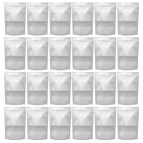 UNOMOR 50Pack Food Packaging Bags Sealable Transparent Window for Ingredient Display
