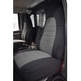 thumbnail image 2 of Chevy Express 2010-2021 Gray, Twill, Captain Chairs, No Passenger Grab Handle, Front Seat Covers, 2 of 2