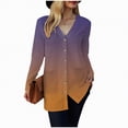 thumbnail image 4 of Towmus Women's Lightweight Cardigan Sweaters Summer Fall Oversized Long Sleeve Tops Open Front Cardigans Coat with Pockets, 4 of 6