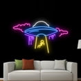 thumbnail image 2 of Handmadetneonsign UFO Universal Neon Sign, Space Wall Art Decor, Space Neon Sign, Home Bedroom Wall Decor, 2 of 5