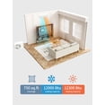 thumbnail image 2 of GOCAPTAIN 12000 BTU Mini Split Air Conditioner & Heater, Inverter Split AC 22 SEERS 750 Sq. Ft Coverage, 110V, Remote Control, Ductless Wall-Mounted Air Conditioner, 2 of 7