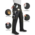 thumbnail image 5 of Wantdo Men's Pants Ripstop Cargo Pants Hiking Work Pants Black 34x30, 5 of 9