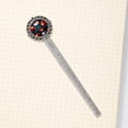 thumbnail image 4 of Coccinella septempunctata Vintage Silver Lace-Edged Bookmark: a Gift for Readers and Book Lovers, 4 of 5