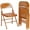 Orange, variant on Tuekys Folding Chairs Set of 4, Foldable Chairs with Metal Frame Hold up to 350 Pounds, Portable Black Folding Chairs Suitable for Dining Room, Living Room, Office, Camping