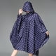 thumbnail image 5 of Poncho ligero impermeable con capucha y cremallera para exteriores para mujer - Azul Zulema  Chubasquero de mujer, 5 of 8