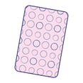 thumbnail image 2 of Tabla de planchar antivaho plegable, almohadilla de planchado, almohadilla de vapor para ropa para viajar Círculo rojo L, 2 of 9