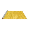 thumbnail image 2 of Ahgly Company Machine Washable Indoor Square Solid Yellow Modern Area Rugs, 8' Square, 2 of 4