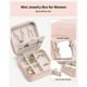 thumbnail image 3 of Joyero organizador Vlando Small Travel con espejo, color rosa, 3 of 8