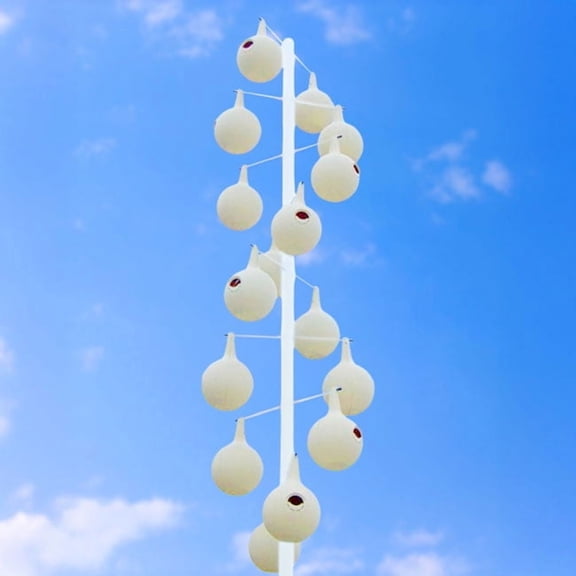 Heath Two-Piece Martin Gourds, Crescent SREH, 16 Pack