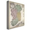 thumbnail image 2 of Trademark Art 'Map of Ireland, 1730' Canvas Art by Johann B. Homann, 2 of 3