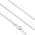 thumbnail image 2 of Gem Avenue Italian 925 Sterling Silver 1mm Sturdy Box Link 20" Chain Necklace, 2 of 8