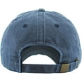 thumbnail image 3 of Pigment Vintage Washed Cotton Dad Hat Baseball Cap Polo Style, 3 of 4
