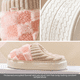 thumbnail image 5 of Zapatillas de felpa de suela gruesa para otoño e invierno, para mujer, para interiores, antideslizantes, cálidas, estilo coreano, para confinamiento, zapatillas de algodón de invierno, 5 of 6