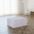 thumbnail image 3 of Dragon Foldable Mattress, Repeating Pattern of Feather, 74.8" x 35.4", Pale Pink Pale Blue, by Ambesonne, 3 of 6