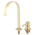 thumbnail image 3 of Grifo de agua, grifo de lavabo con manija única G1/2, grifo para lavabo sobre encimera, rendimiento confiable, 3 of 8