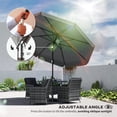 thumbnail image 4 of Outsunny Parasol de Patio 10 Pi avec Inclinaison, Manivelle, Parasol d'Extérieur, Gris Foncé, 4 of 10