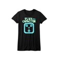 thumbnail image 1 of Back To The Future Flux Black Juniors T-Shirt Tee, 1 of 1