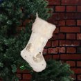 thumbnail image 6 of ABPWLY Home Merry Christmas Santa Stocking Large Hanging Ornament Family Gift Xmas Tree Decor 49x28cm Christmas Decor, 6 of 7