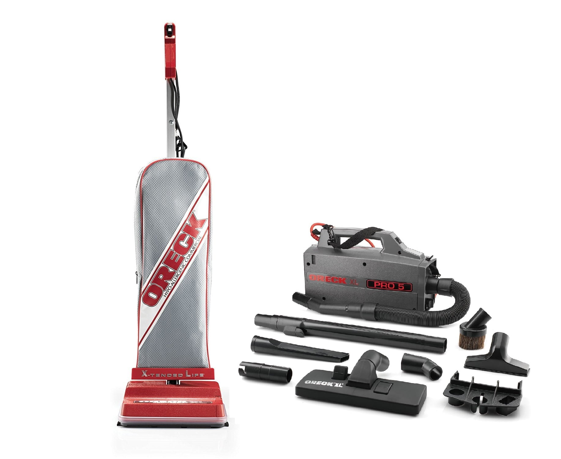 Oreck Commercial U2000H21 Upright Vacuum Bundle with Oreck Commercial