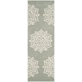 thumbnail image 2 of SAFAVIEH Bella Gabriel Medallion Geometric Wool Runner Rug, Grey/Ivory, 2'3" x 7', 2 of 6