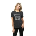 thumbnail image 2 of Mimosa Instant Brunch Women's Fashion Relaxed T-Shirt Tee Charcoal Grey Small, 2 of 5