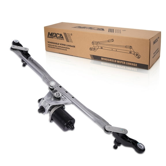 MOCA AUTOPARTS 602-105AS Front Windshield Wiper Linkage & Motor Assembly Fit for 2007-2018 Jeep Wrangler & 2018 Jeep Wrangler JK