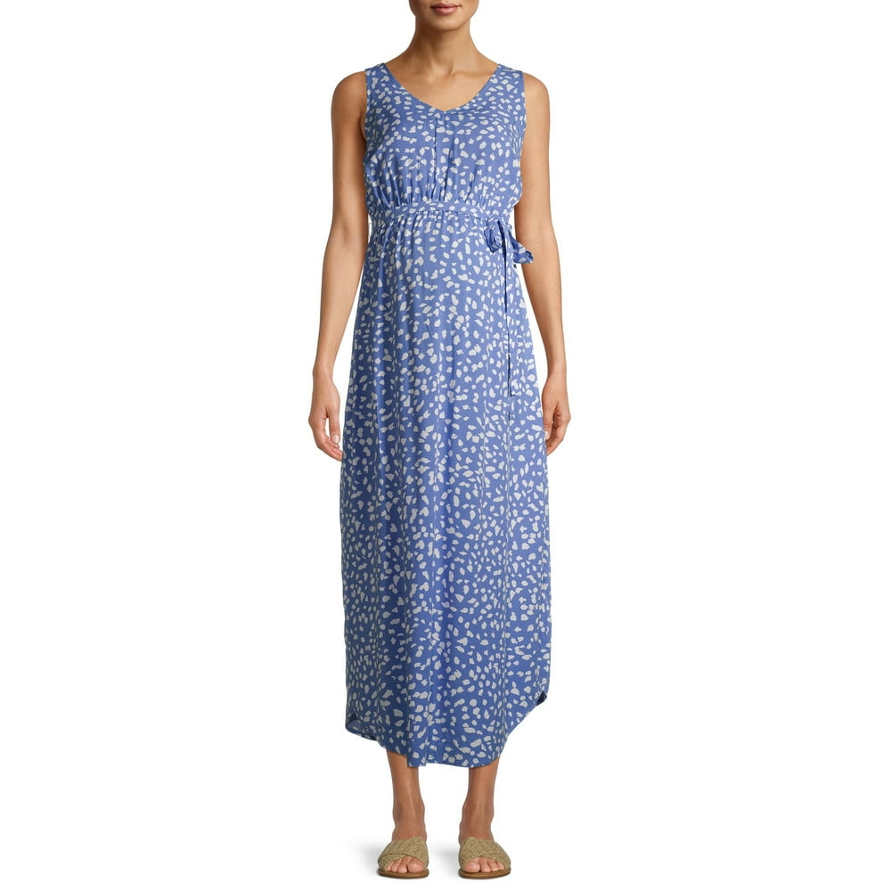 time and tru button front maxi