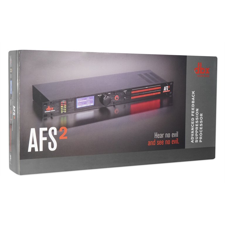 DBX AFS2 Dual Channel Advanced DSP Feedback Suppression Processor+