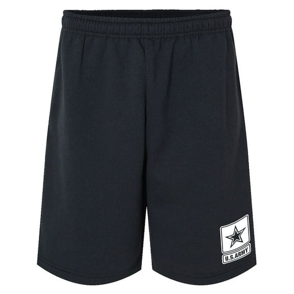 White US Army Star Super-comfort sweatshorts