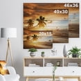 thumbnail image 5 of Design Art - Caribbean Seashore Sunset, 5 of 5