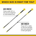 SKLZ Gold Flex 40" Golf Swing Trainer for Strength and Tempo Training