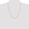 thumbnail image 5 of Auriga Fine Jewelry 14K Yellow Gold 1.4mm Open Link Cable Chain Necklace 24inch for Women, 5 of 6